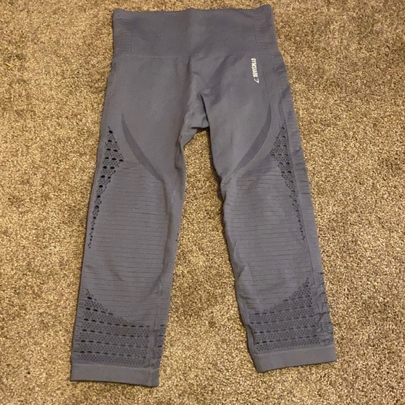 Gymshark Pants - Light purple gymshark cropped seamless leggings